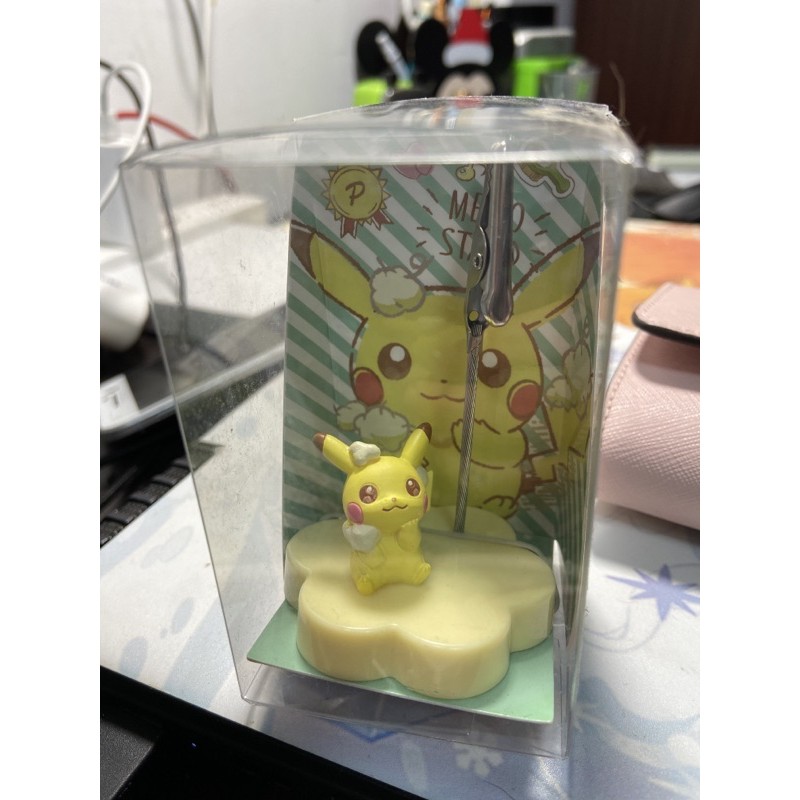 精靈寶可夢 神奇寶貝中心 神奇寶貝 皮卡丘 pikachu 名片夾 桌上夾 memo夾 桌上小物 辦公室小物