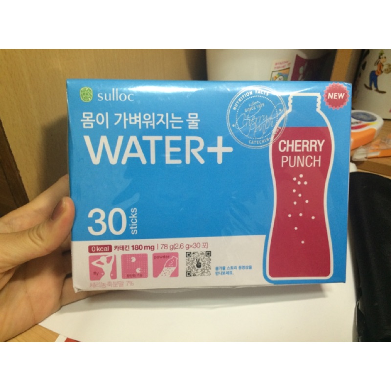 韓國O'Sulloc Water+健體茶（櫻桃口味）30包