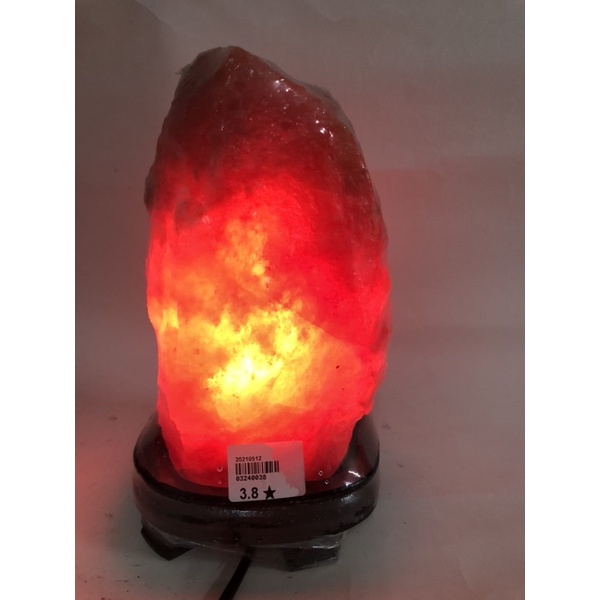 原礦原鹽-玫瑰鹽燈3.8公斤