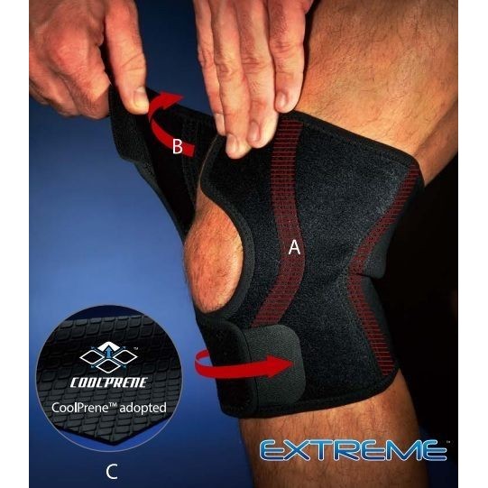 LP 美國頂級 護具 LP 558 CA 側弧型 膝部 穩定 護套 (1入) 護膝 護腿 籃球 羽毛球 自行車 運動