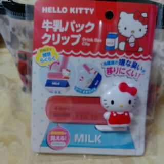 Hello Kitty 牛奶瓶罐夾