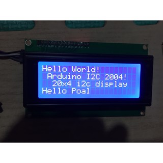 IIC/I2C LCD 2004液晶 LCD 2004液晶模組 5V 藍色畫面 Arduino