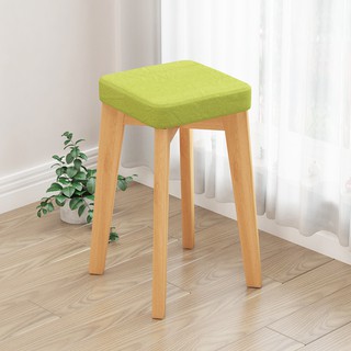 【驚喜價B2】凳子家用板凳現代化妝梳妝凳時尚創意實木方凳餐凳布藝成人小椅子