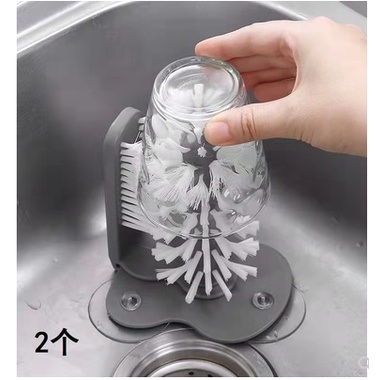 新品#熱賣#爆款#2個洗杯子機器自動刷神器電動懶人刷奶瓶水杯360度 清洗餐廳去茶漬