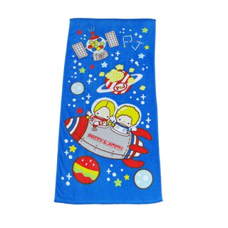 【Sanrio三麗鷗】太空系列-佩蒂與吉米浴巾 100%棉 76x152cm