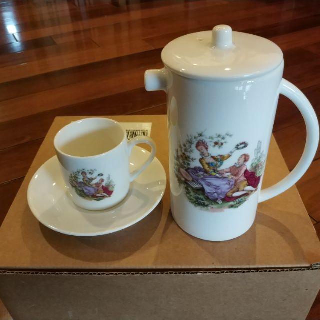 [全新]歐洲古典咖啡杯組