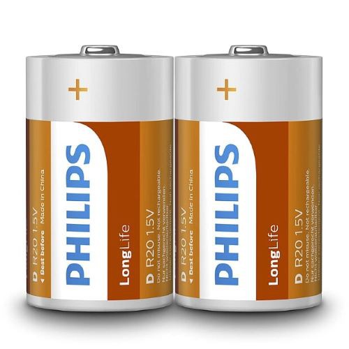PHILIPS 飛利浦 碳鋅電池 乾電池 D1 C2 9V 電池