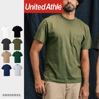 【United Athle】5.6oz.圓領口袋T恤 日本品牌 純棉T 耐穿耐洗 素T 短T 不肌凸 短袖 上衣 口袋T