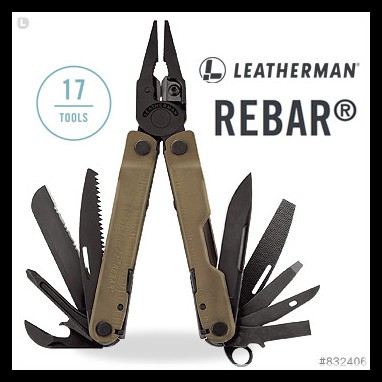 【原型軍品】全新 II 免運 Leatherman REBAR 工具鉗 狼棕色