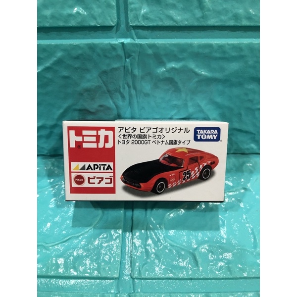 日本空運 TOMY TOMICA APITA 越南  國旗車 第25彈 國旗 2000 GT-R EVO 86