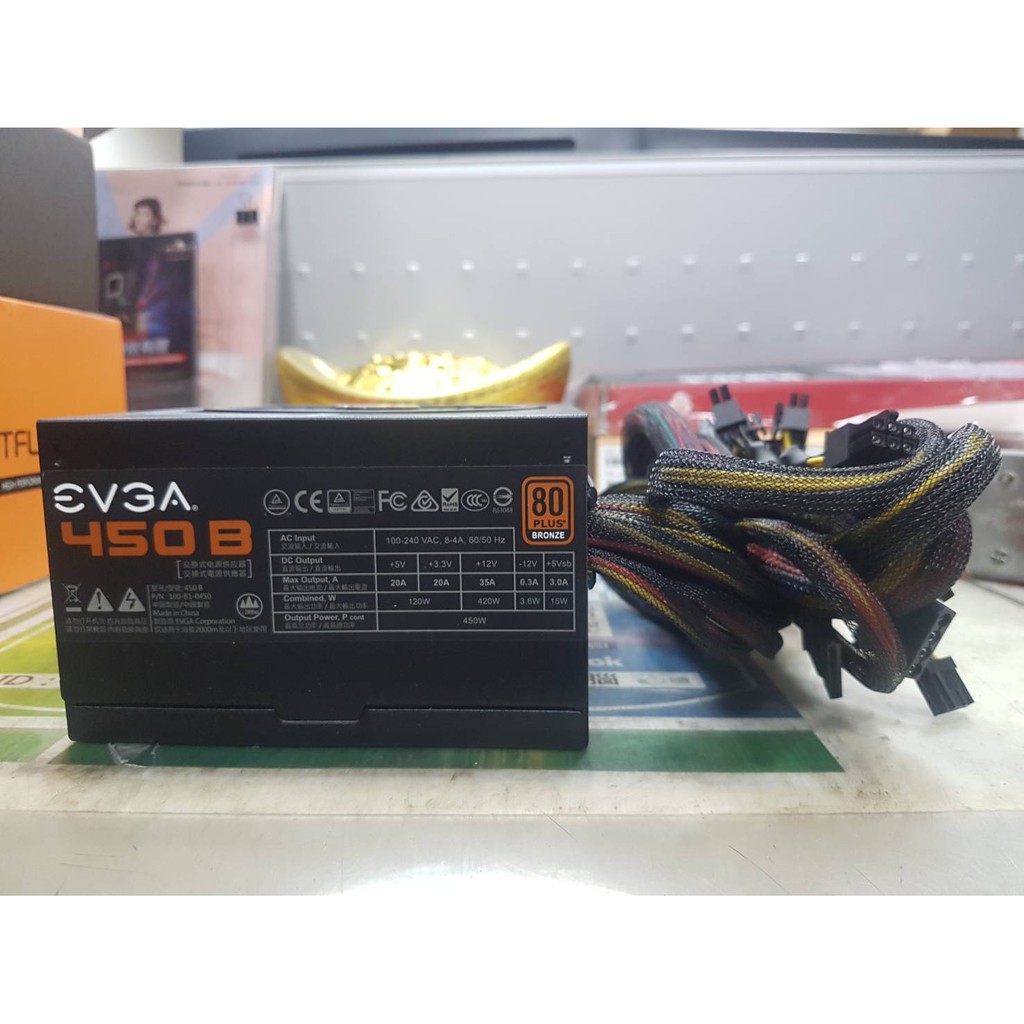 艾維克 EVGA 450B 450W 銅牌 二手剛從原廠換回
