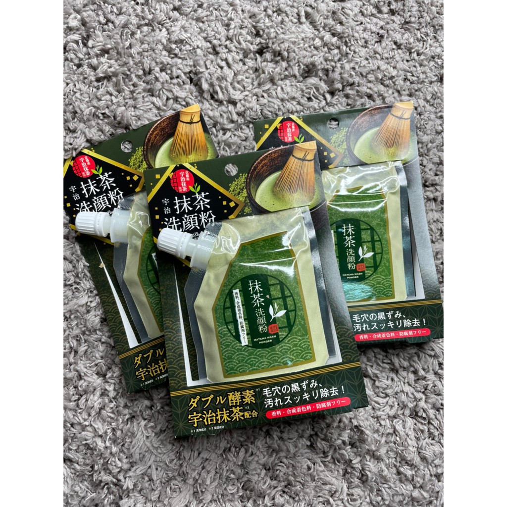 寺內日貨批發 日本代購京都產宇治抹茶 酵素洗顏粉60g 蝦皮購物