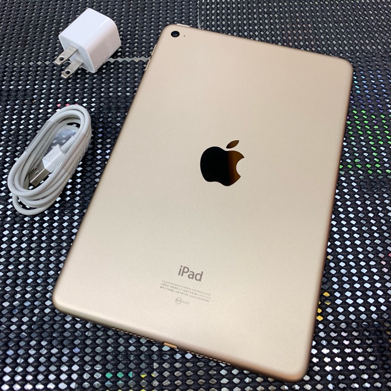 【二手】8成新的 iPad mini 4 金色 16g Wi-Fi【公司貨/已過保/無盒裝/A1538】