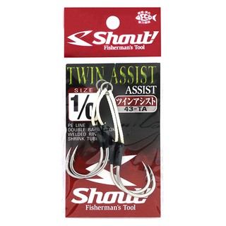 Shout 鐵板鉤 43-TA 日本進口 鐵板路亞 鐵板線 岸拋 磯釣 海釣