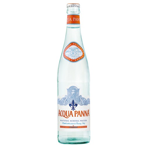 義大利 Acqua Panna 普娜天然礦泉水(500mlx24瓶x箱)玻璃瓶(需要開瓶器開瓶)