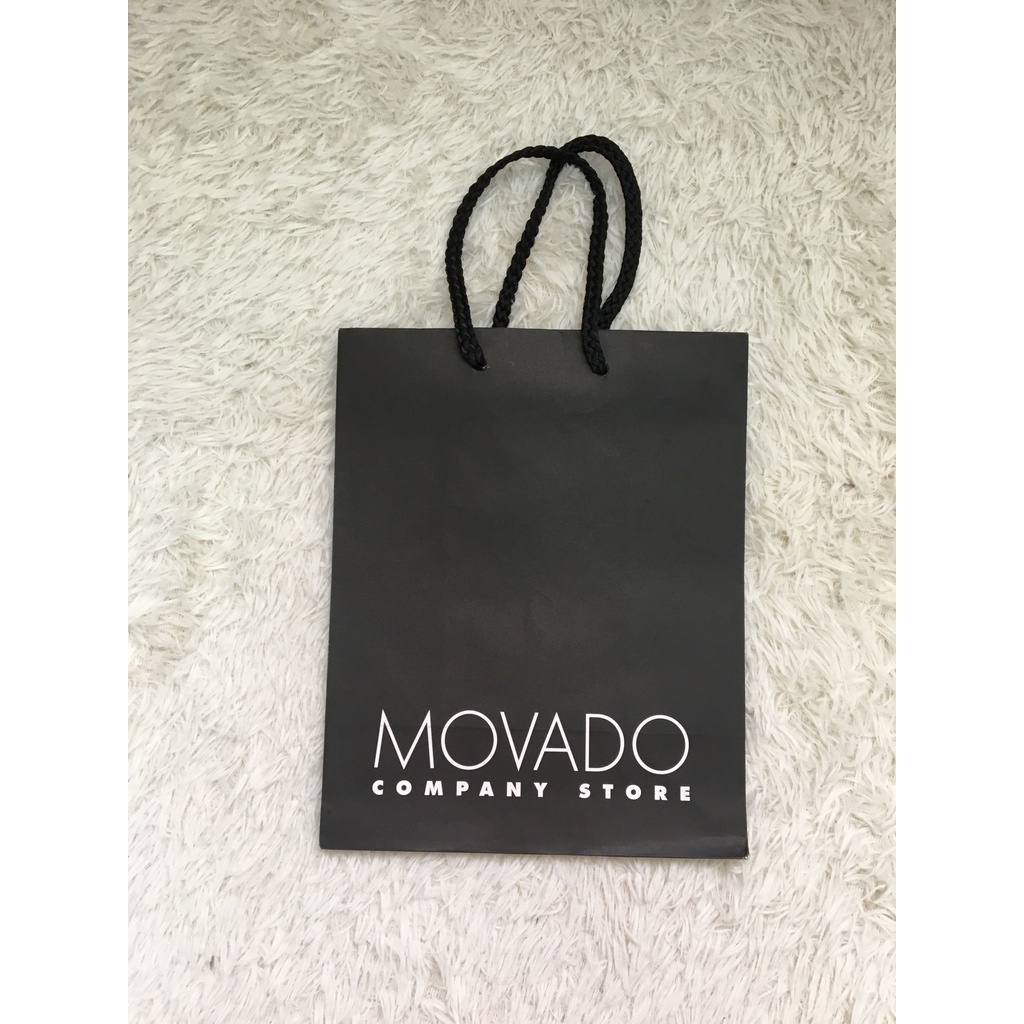 品牌紙袋（MOVADO)黑