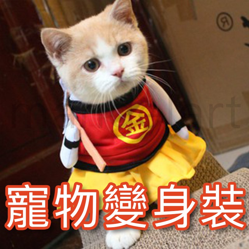 寵物變身裝 桃太郎浦島太郎金太郎站立變身裝貓衣服狗衣服直立變身裝寵物衣服 cosplay petio