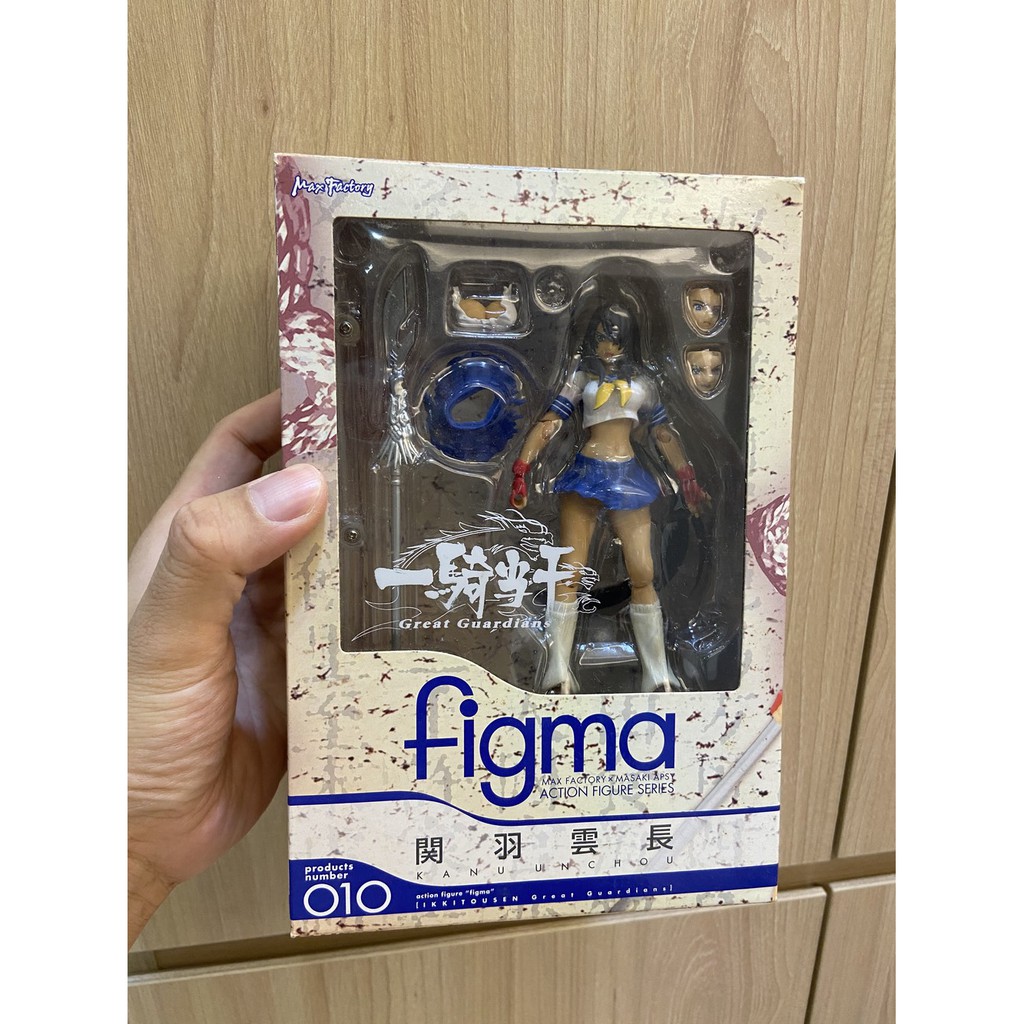 二手 Figma 010 一騎當千 關羽雲長