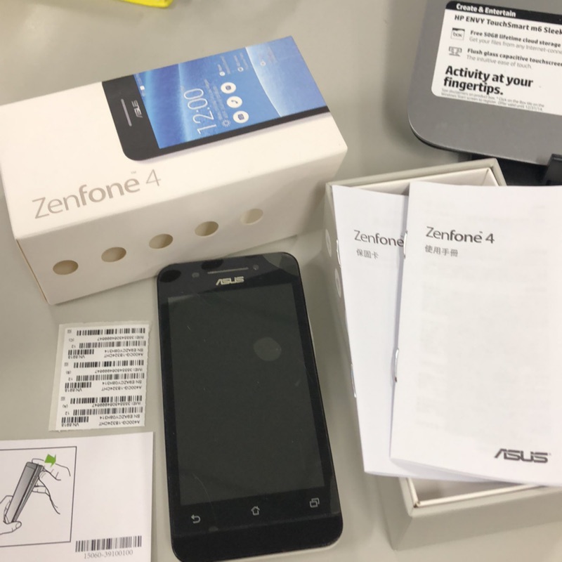 盒裝 可觸控 零件機 Asus Zenfone4 僅螢幕壞