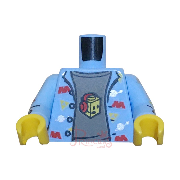 公主樂糕殿 LEGO 71025 人偶包19代 身體 外套 襯衫 太空主題 亮淺藍色 973pb3648c01 A195