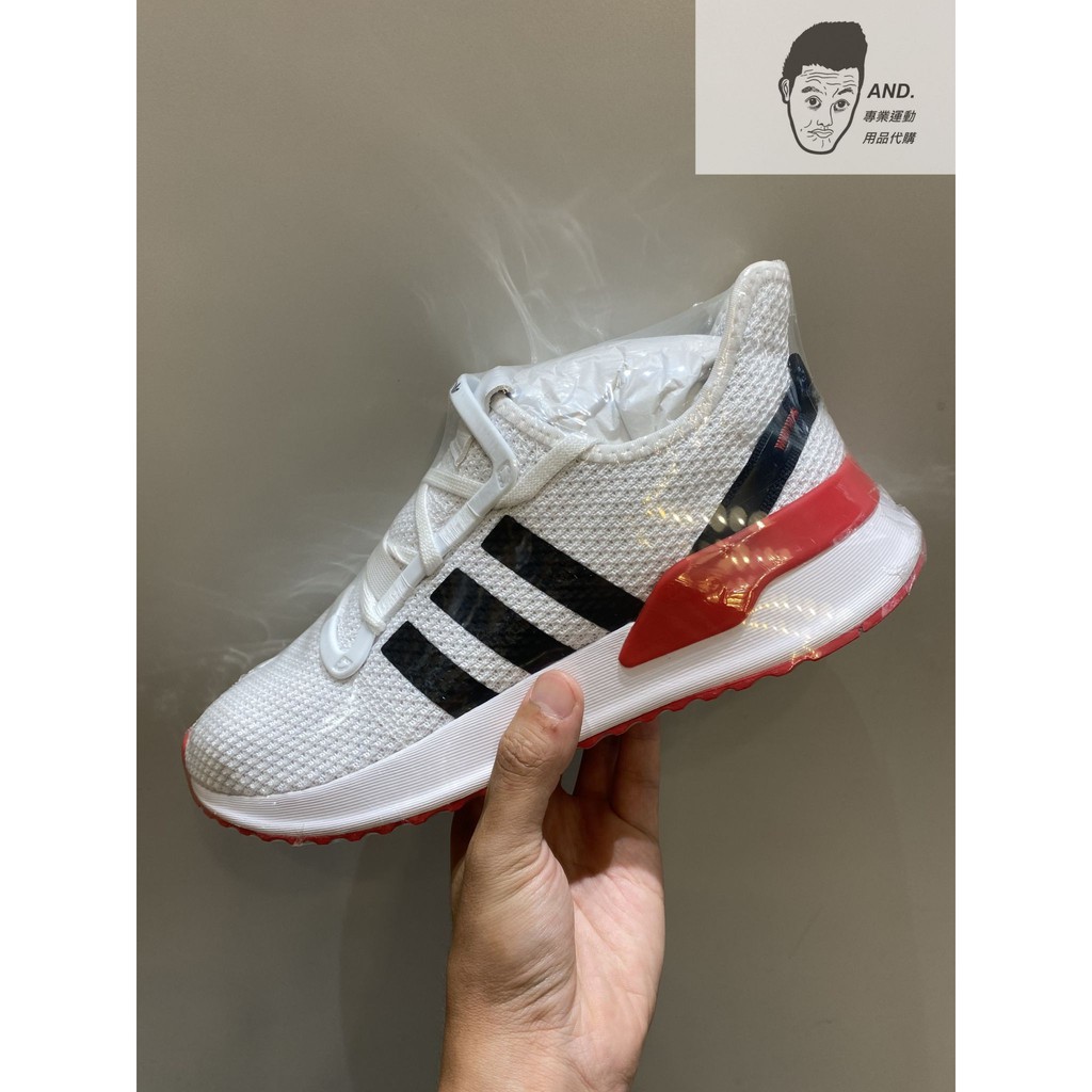 【AND.】ADIDAS U_Path Run 白黑紅 網布 襪套 透氣 運動 慢跑 休閒 女鞋FX0104