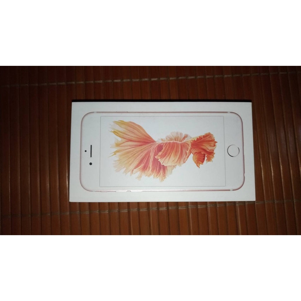 Apple iPhone 6s, Rose Gold, 64GB(MKQR2TA/A) 原廠空盒, 只有空盒