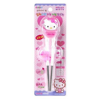 凱蒂貓HELLO KITTY不鏽鋼兒童學習筷