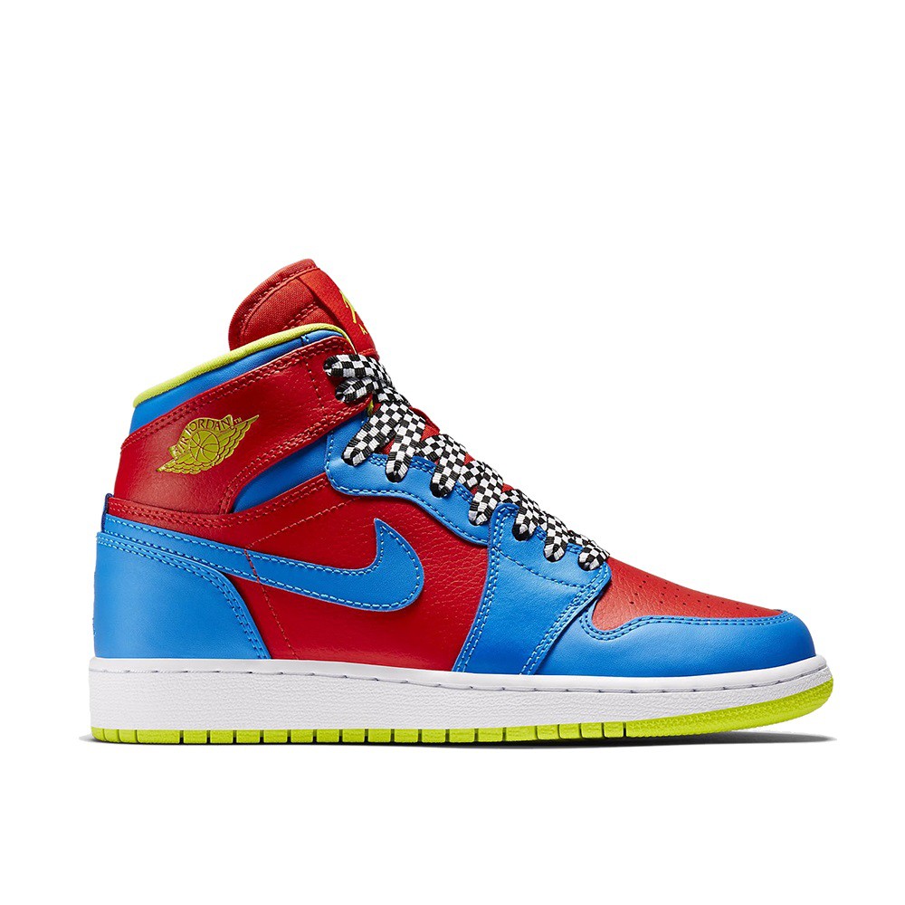 NIKE 女 AIR JORDAN 1 RETRO HI BG 藍紅白【A-KAY0】【705300-615】