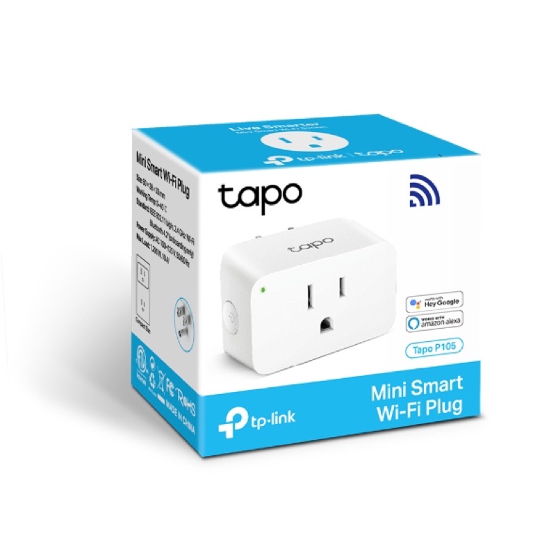 (現貨）TP-Link Tapo P105 新品 迷你型 Wi-Fi智慧插座