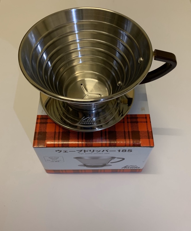 現貨] Kalita 不鏽鋼手沖咖啡濾杯WDS-185/ 波浪型155/185不鏽鋼杯| 蝦皮購物