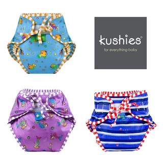 (零碼出清大特價) 加拿大 Kushies 寶寶游泳布尿褲 (兩種尺寸/三種花色)