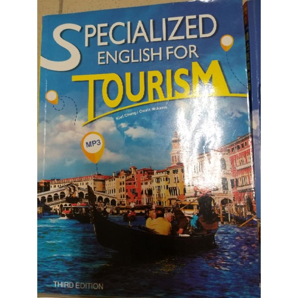 Specialized english for tourism 第三版 (附光碟)  二手書 可面交