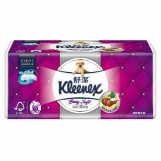 Kleenex 舒潔 三層抽取式衛生紙 100張 X 1入 衛生紙