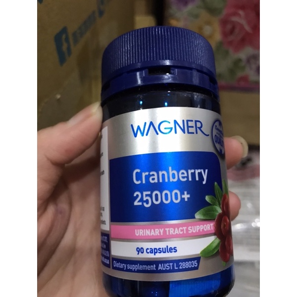 📢現貨-[WAGNER] 澳洲 蔓越莓膠囊 Wagner Cranberry 25000+ 90粒