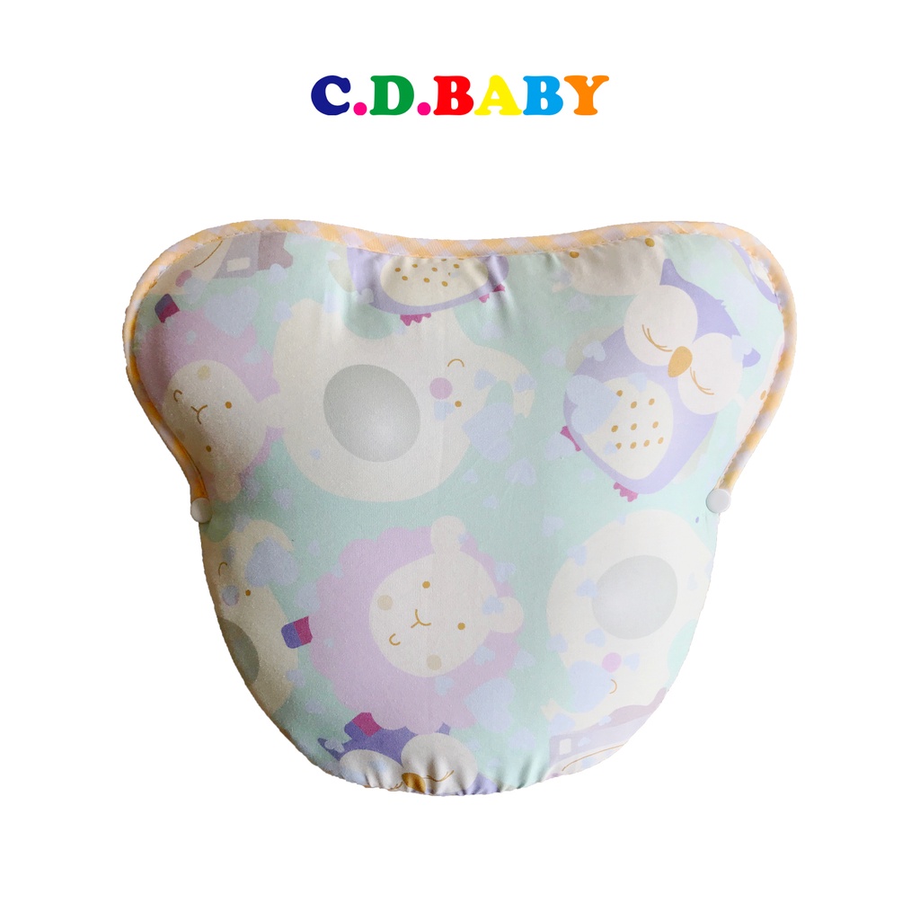 【佳登C.D.BABY】造型嬰兒枕塑型枕|熊熊造型|多款花色選擇|透氣內枕