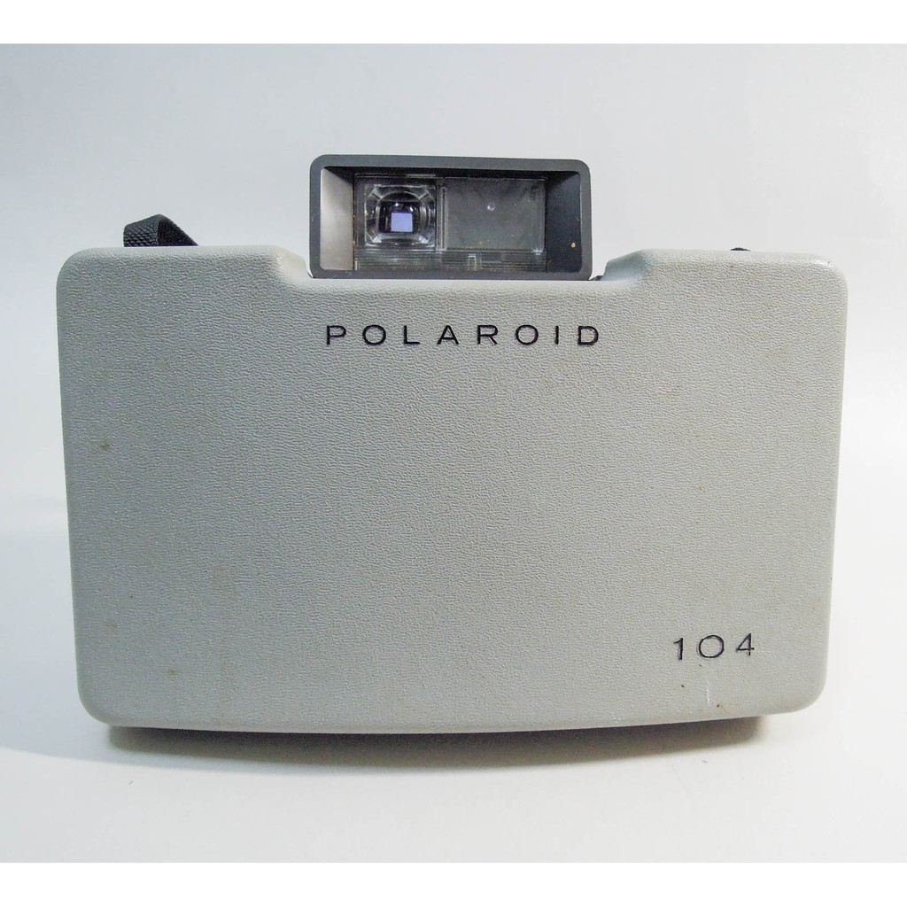Polaroid Land Model 104 (附閃光燈) 撕拉底片 經典設計 拍立得蛇腹相機