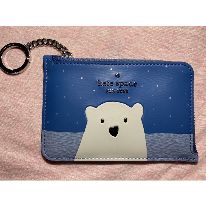 限定買家  kate spade 北極熊 卡夾零錢包 鑰匙包