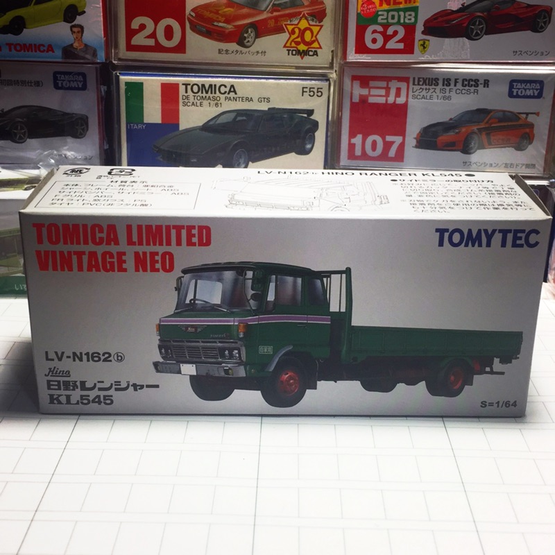 Tomica tomytec 日野 貨車 長車 lv-n162 全新一台