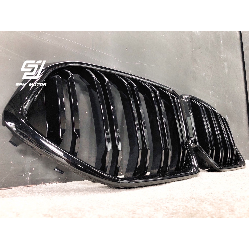 【SPY MOTOR】BMW G06 X6 升級 雙線亮黑水箱罩
