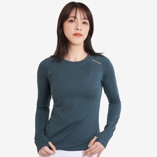 【Tumaz Apparel】託瑪斯經典女長袖上衣(森林綠)｜機能 吸濕排汗 防曬