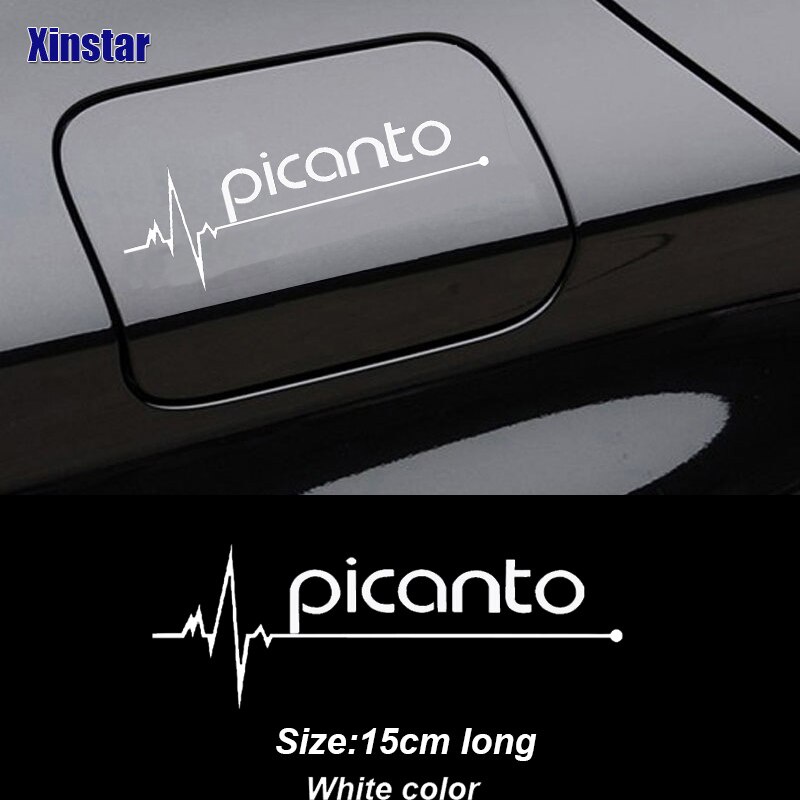 《現貨》1件油箱蓋車貼貼紙適用於起亞 Picanto