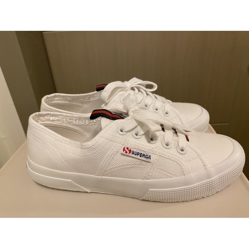 全新 Superga 韓國購入 尺寸36 最百搭小白鞋 蝦皮購物