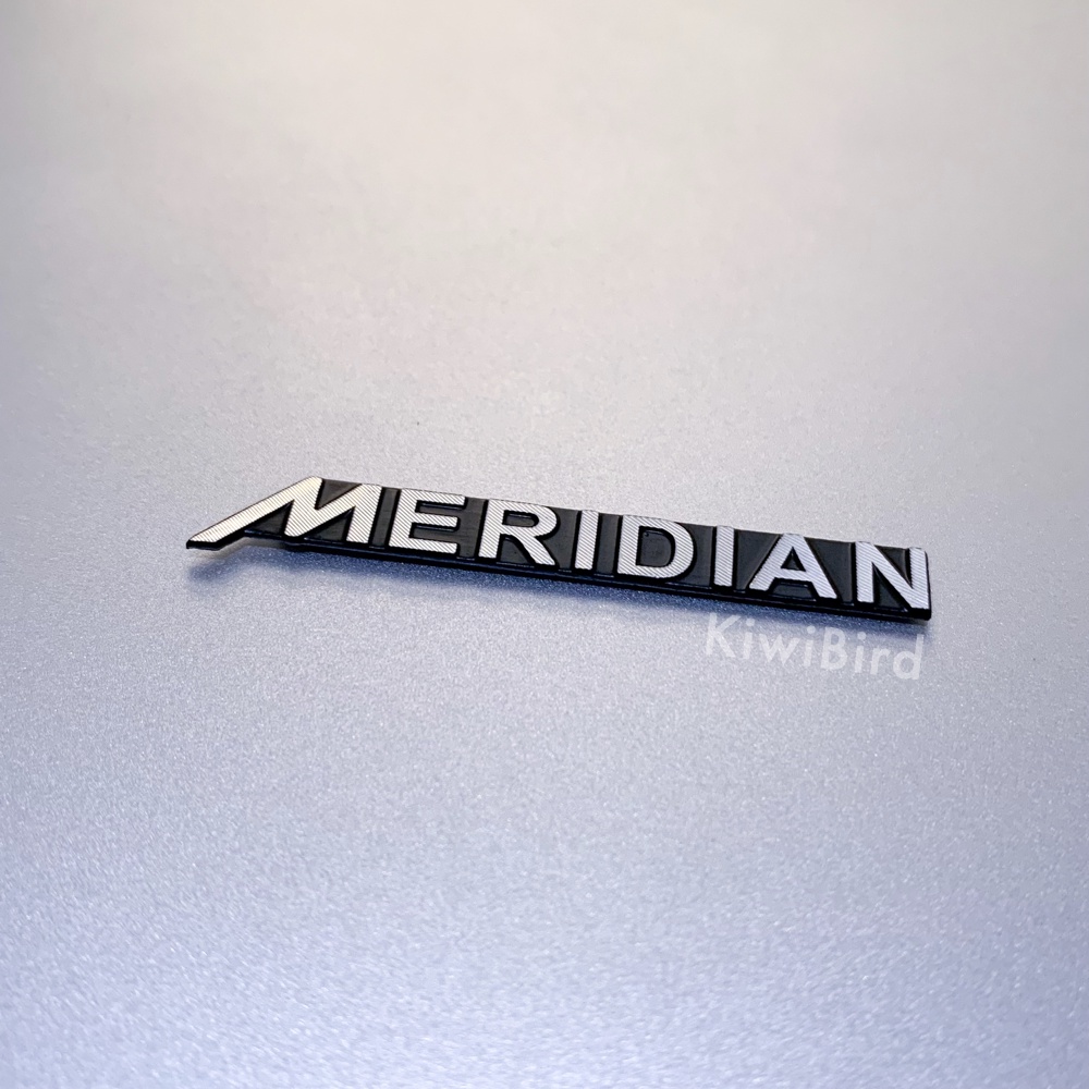 Meridian logo｜現貨 汽車音響 英國之寶 改裝 金屬標 貼紙 音響 喇叭 音響標 金屬車貼 立體車貼 標誌