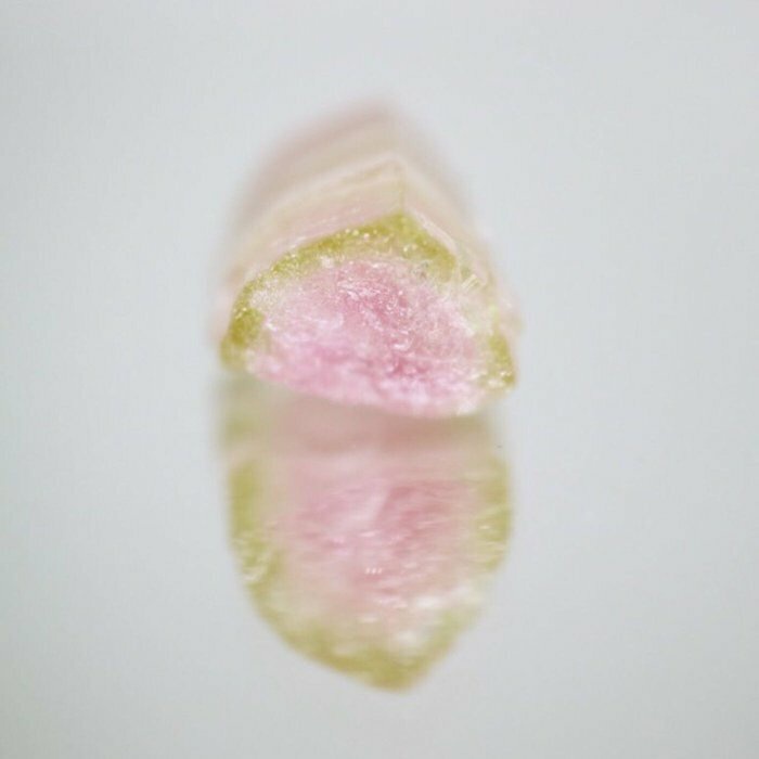 【艾爾莎寶石】【原礦】8.83ct 天然無燒西瓜碧璽 紅綠相間！Watermelon Tourmaline