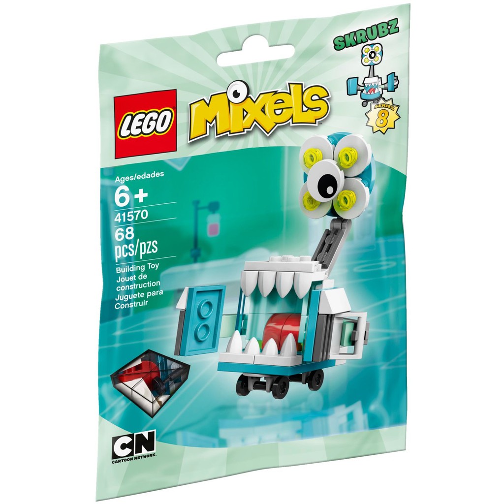 [BrickHouse] LEGO 樂高 Mixels 8代 合體小精靈系列 41570 Skrubz 全新未拆 A3