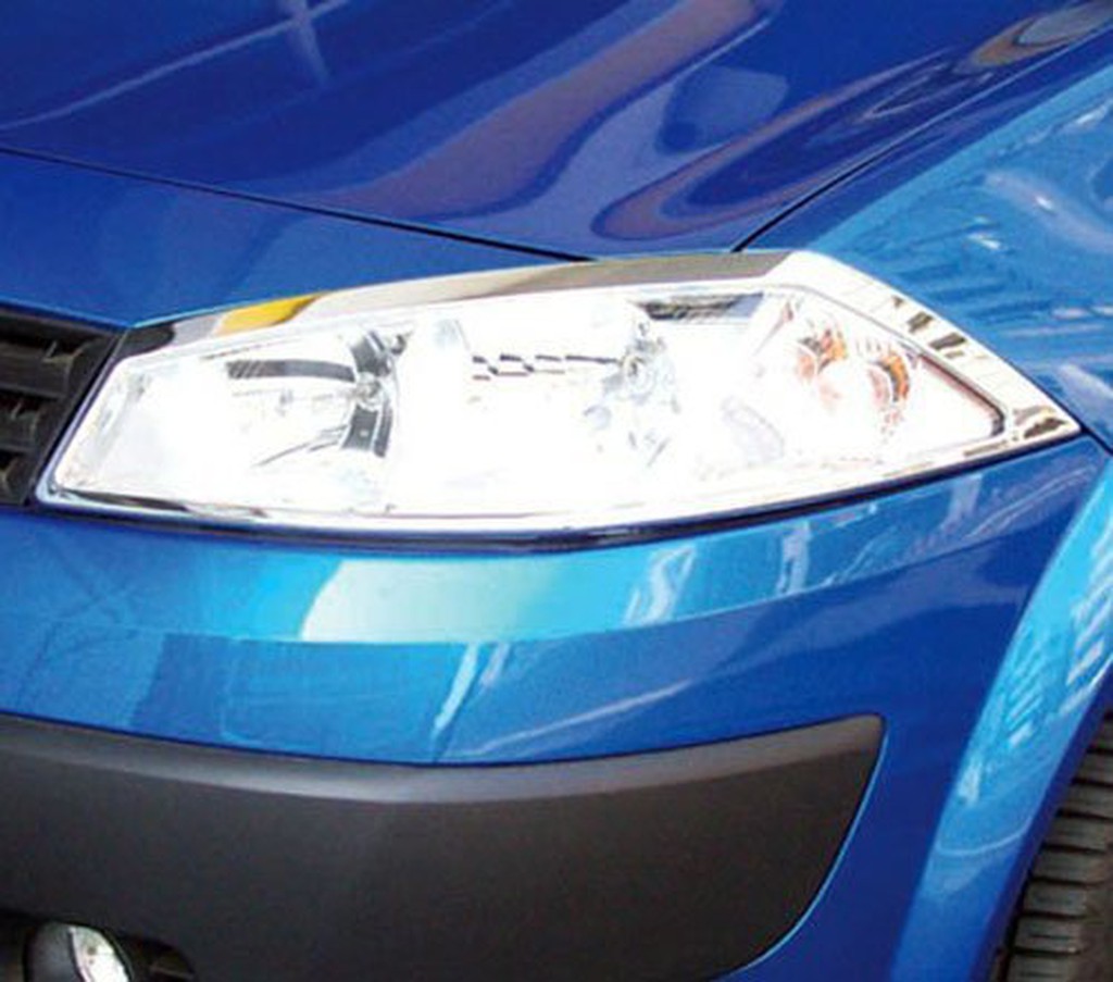 IDFR ODE 汽車精品 RENAULT MEGANE 03-08  鍍鉻大燈框 電鍍大燈框 MIT