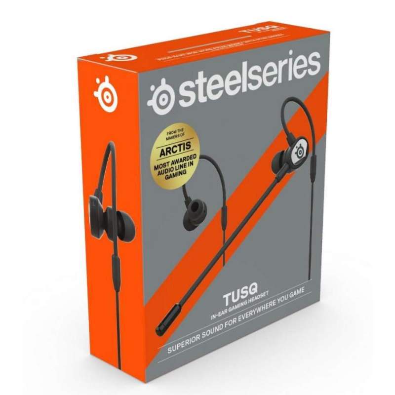 SteelSeries 賽睿 TUSQ 入耳式 有線耳機 輕量型 支援手機平板【魔力電玩】