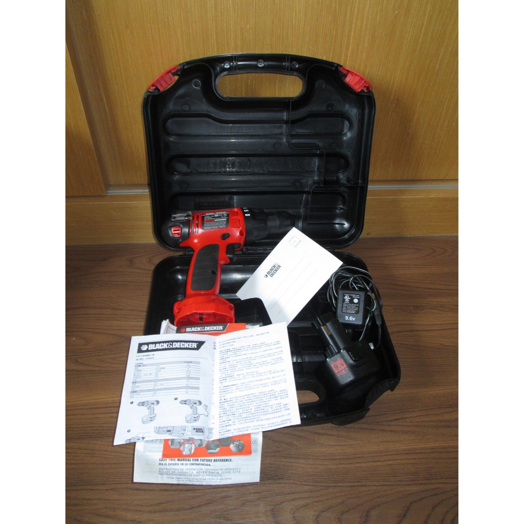 BLACK&amp;DECKER 百工 9.6V_電鑽, 電動起子_型號:CD9602_10mm