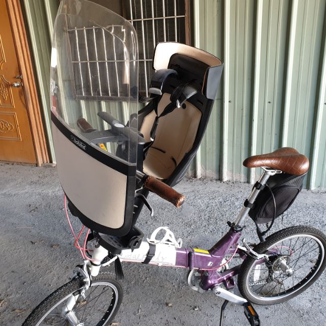 GIANT捷安特HALFWAY W小折7段變速折疊腳踏車+前兒童坐椅