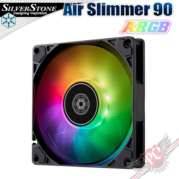 銀欣 SilverStone Air Slimmer 90 ARGB 92mm超薄風扇 PC PARTY